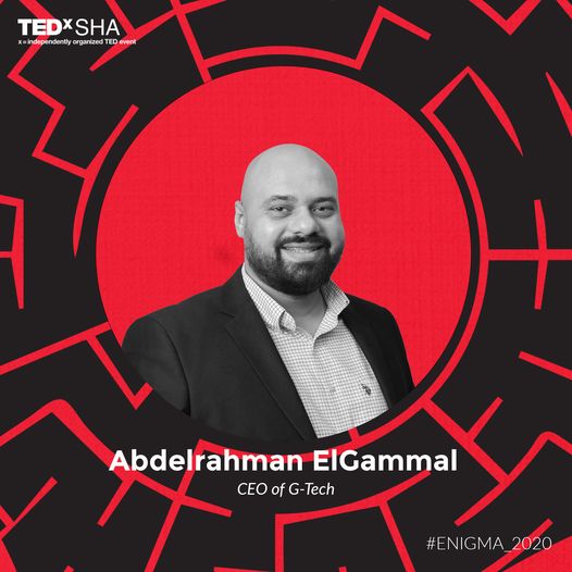 abdelrahman-elgammal speaker in tedxsha enigma event